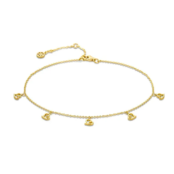 Youth Fußkettchen - vergoldetes Sterlingsilber